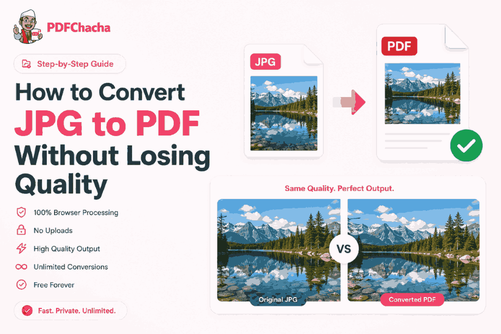 How to Convert JPG to PDF Without Losing Quality